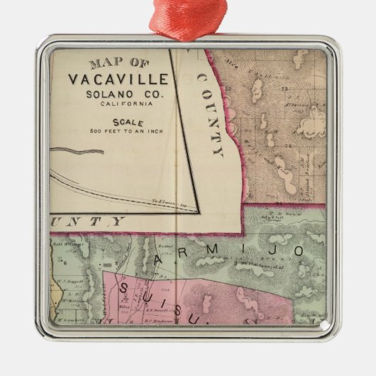 Solano Co. 3 Metalen Ornament (Voorkant)