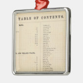 Solano County atlas map Metalen Ornament (Links)
