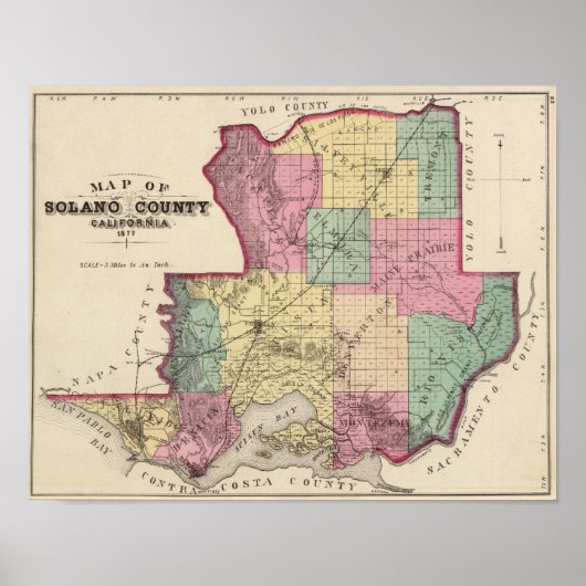 Solano County, Calif Poster (Voorkant)
