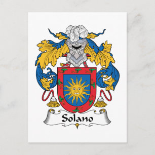Solano Family Crest Briefkaart