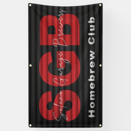 Solano Garage Brewers Banner (Verticaal)