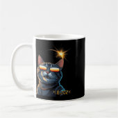 Solar 2024 Eclipse Cat Dragen Eclipse Bril 1 Koffiemok (Links)