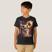 Solar 2024 Eclipse Dragen Gles T-shirt (Voorkant volledig)