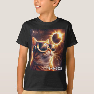 Solar 2024 Eclipse Dragen Gles T-shirt