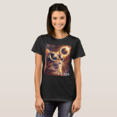 Solar 2024 Eclipse Dragen Gles T-shirt (Voorkant volledig)