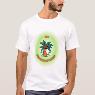 Solar: Aangedreven door de natuur Groene Energie T-shirt