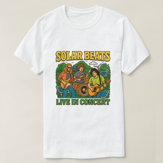 Solar Beats Tumbler – Bootleg Style IP-Free Retro T-shirt (Design voorkant)