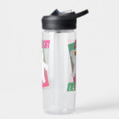 Solar Beer Funny Polar Beach Art Toon karakter Waterfles (Links)