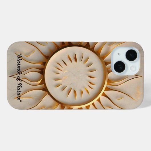 "Solar Blaze" Case-Mate iPhone Case (Achterkant (horizontaal))