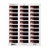 Solar Burst Hawk Etiket (Full Sheet)