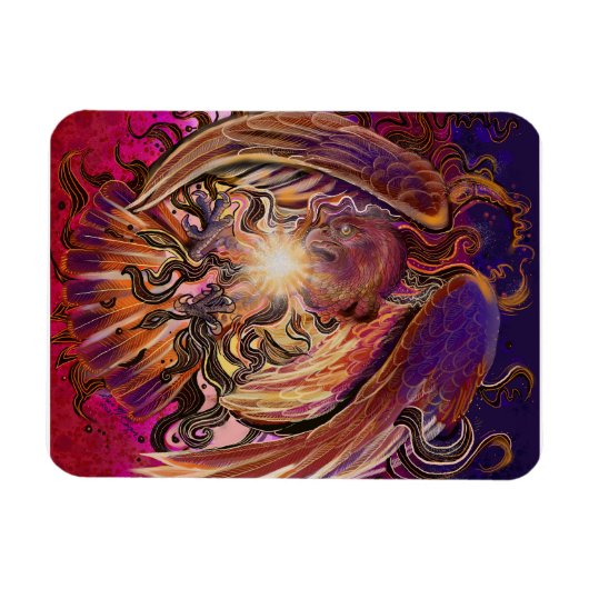 Solar Burst Hawk Magneet (Horizontaal)