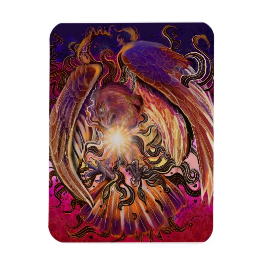 Solar Burst Hawk Magneet (Verticaal)