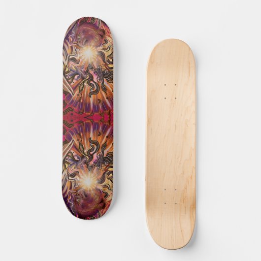 Solar Burst Hawk Persoonlijk Skateboard (Voorkant)