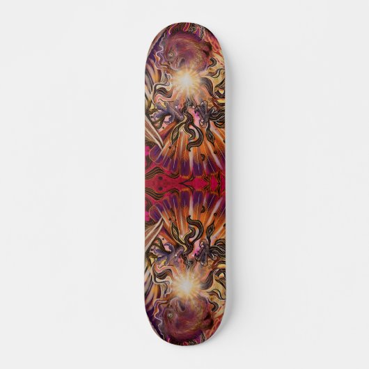 Solar Burst Hawk Persoonlijk Skateboard (Voorkant)