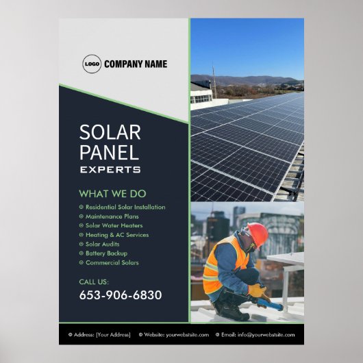 Solar Business Services Custom Poster (Voorkant)