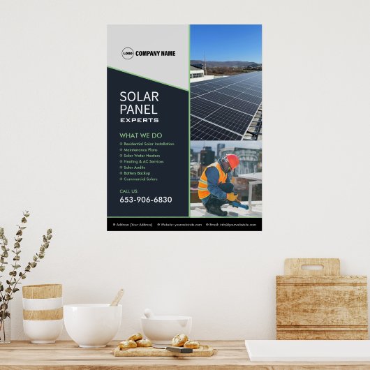 Solar Business Services Custom Poster (Keuken)