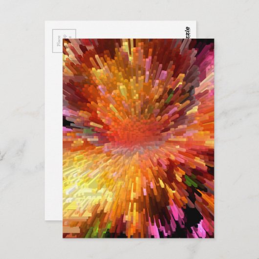 Solar Cube Blast Briefkaart (Voorkant / Achterkant)