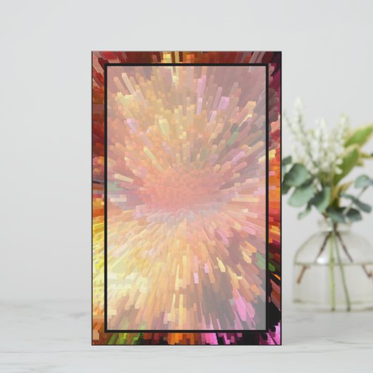 Solar Cube Blast Briefpapier (Staand voorkant)