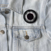 Solar Eclipse, 1999 Ronde Button 5,7 Cm (In situ)