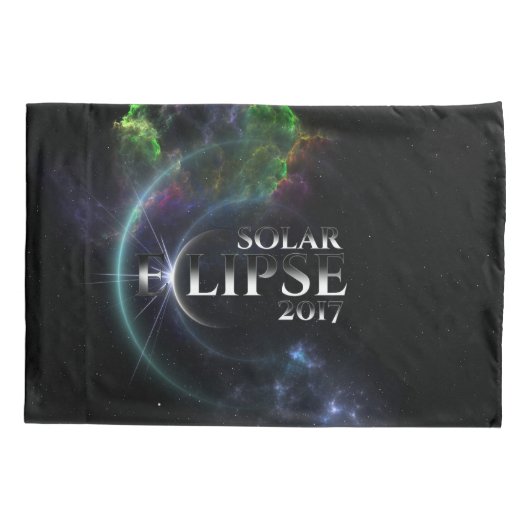 Solar Eclipse 2017 Kussensloop (Achterkant)