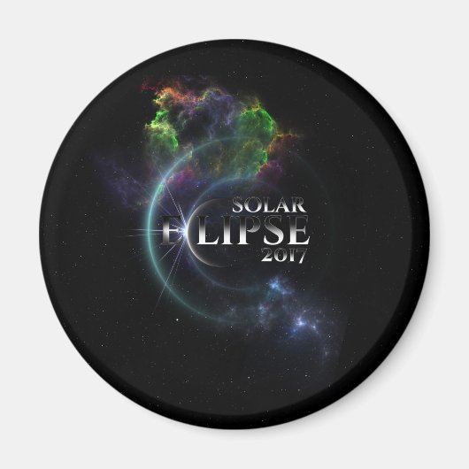Solar Eclipse 2017 Magneet (Voorkant)
