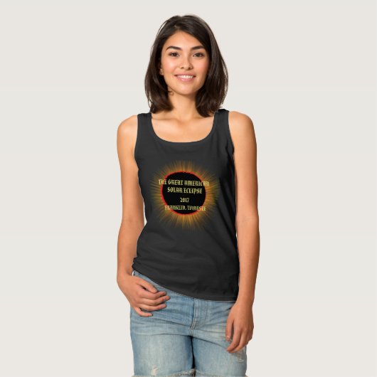 SOLAR ECLIPSE 2017 TANKTOP (Volledige Voorkant)