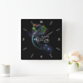 Solar Eclipse 2017 Vierkante Klok (Huis)