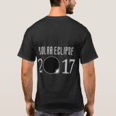 Solar Eclipse 2017, waarbij shirt (Achterkant)