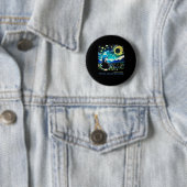 Solar Eclipse 2024 Anime Style Art Ronde Button 5,7 Cm (In situ)