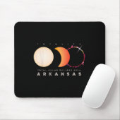 Solar Eclipse 2024 Arkansas Total Eclipse America Muismat (Met muis)
