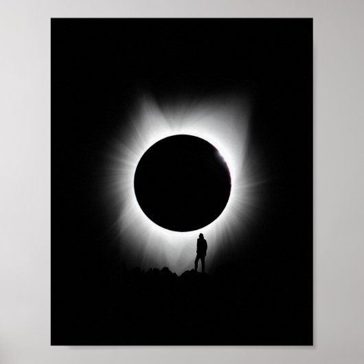 Solar Eclipse 2024 Art Solar Eclipse Art Poster (Voorkant)