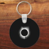 Solar Eclipse 2024 Art Solar Eclipse Art Sleutelhanger (Voorkant)