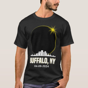 Solar Eclipse 2024 Buffalo Skyline Totaal Solar EC T-shirt