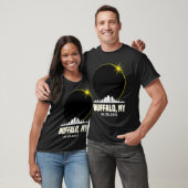 Solar Eclipse 2024 Buffalo Skyline Totaal Solar EC T-shirt (Unisex)