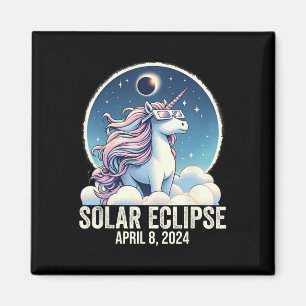Solar Eclipse 2024 Eenhoorn Dragen Bril April 8 Magneet