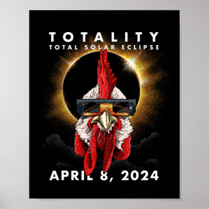 Solar Eclipse 2024 Kip Haan Poster