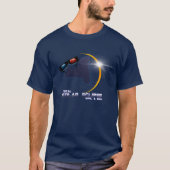 Solar Eclipse 2024 New York T-shirt (Voorkant)