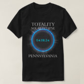 Solar Eclipse 2024 Pennsylvania 040824 Astronomy L T-shirt (Design voorkant)
