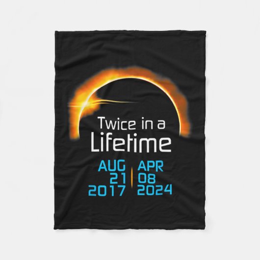 Solar Eclipse 2024 Schattigee Solar Eclipse Kinder Fleece Deken (Voorkant)