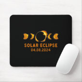 Solar Eclipse 2024 Schattigee Solar Eclipse Kinder Muismat (Met muis)