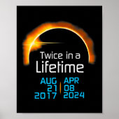 Solar Eclipse 2024 Schattigee Solar Eclipse Kinder Poster (Voorkant)