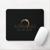 Solar Eclipse 2024 staat Arkansas Totaal Solar Ecl Muismat (Met muis)