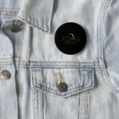 Solar Eclipse 2024 staat Texas Total Solar Eclipse Ronde Button 5,7 Cm (In situ)