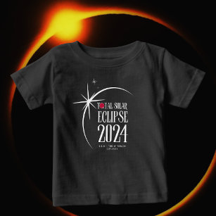 Solar Eclipse 2024 State en Time Baby T-shirt