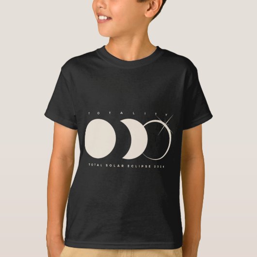 Solar Eclipse 2024 Total Eclipse Astronomy Graphic T-shirt (Voorkant)