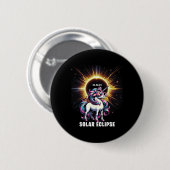 Solar Eclipse 2024 Totale Eclipse 8 april 24 Unic Ronde Button 5,7 Cm (Voorkant /achterkant)