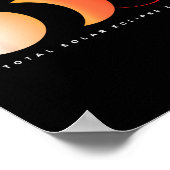 Solar Eclipse 2024 Totale Eclipse Astronomie Sun G Poster (Hoek)