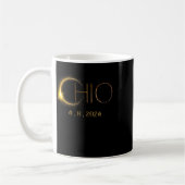 Solar Eclipse 2024 Totale Solar Eclipse State Ohio Koffiemok (Links)