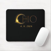 Solar Eclipse 2024 Totale Solar Eclipse State Ohio Muismat (Met muis)
