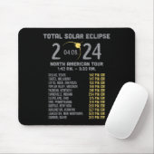 Solar Eclipse 2024 Totality April 8 Mannen Vrouwen Muismat (Met muis)